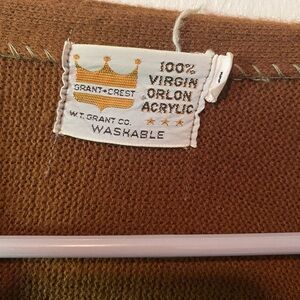 Grant-Crest Brown Sweater